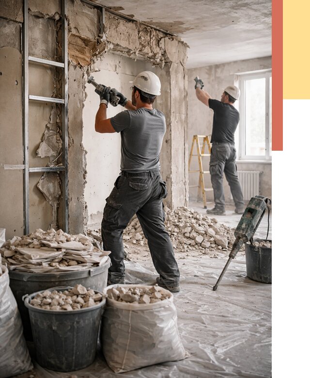 Демонтажные работы в Александрове от 2892 руб. — услуги и цена под ключ | ОТДЕЛОЧНИК-Лкн