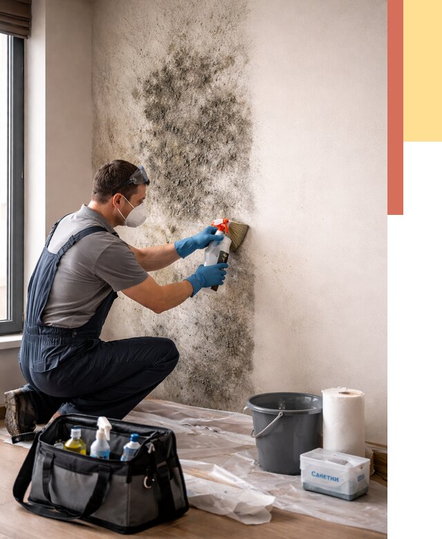 Удаление плесени со стен в Александрове от 2303 руб. — быстро и недорого | ОТДЕЛОЧНИК-Лкн