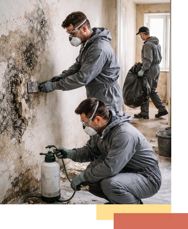 Удаление плесени со стен профессионально в Александрове