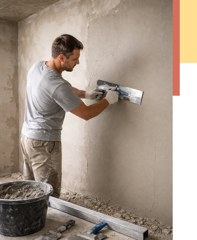 Штукатурка стен без маяков в Александрове от 7712 руб/м2 — услуги и цена | ОТДЕЛОЧНИК-Лкн