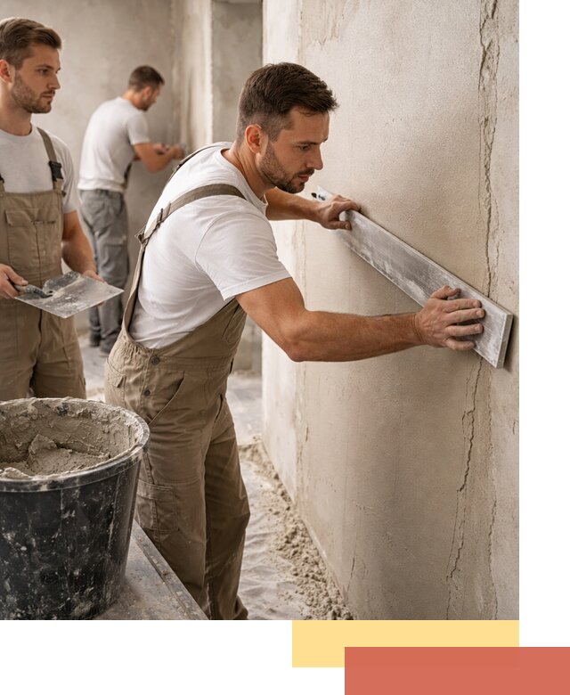 Штукатурка стен без маяков в Александрове быстро и качественно