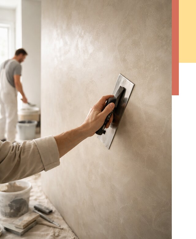 Венецианская штукатурка в Александрове от 3749 руб/м² — нанесение стен под ключ | ОТДЕЛОЧНИК-Лкн