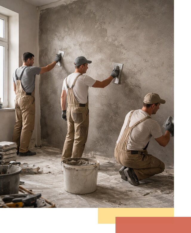 Декоративная штукатурка под бетон в Александрове для стен и потолков