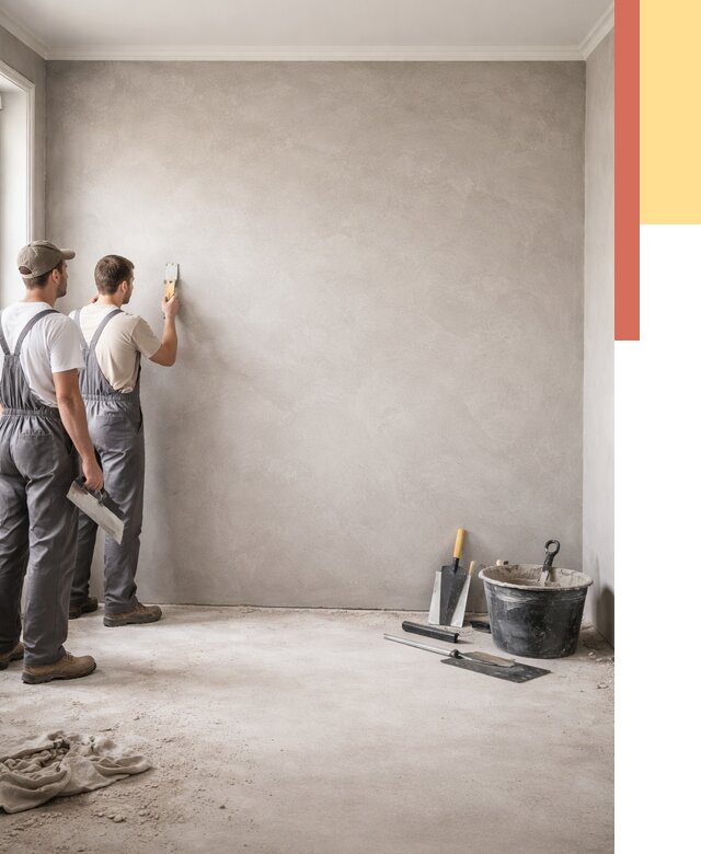 Микробетон на стены в Александрове от 1339 руб. — нанесение и отделка | ОТДЕЛОЧНИК-Лкн