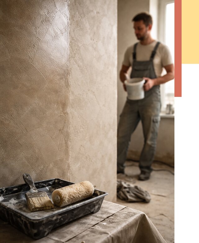 Нанесение воска на штукатурку в Александрове от 3749 руб. | Услуги ОТДЕЛОЧНИК-Лкн