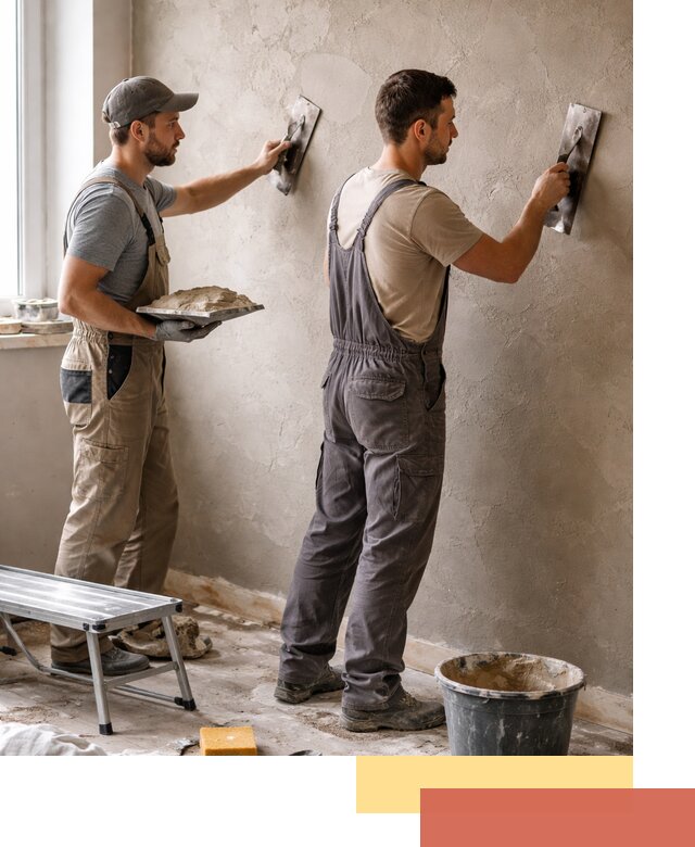 Ремонт декоративной штукатурки и восстановление фактуры в Александрове