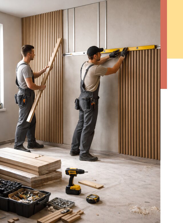 Монтаж реечных панелей на стены в Александрове от 1285 руб. — быстро и недорого | ОТДЕЛОЧНИК-Лкн