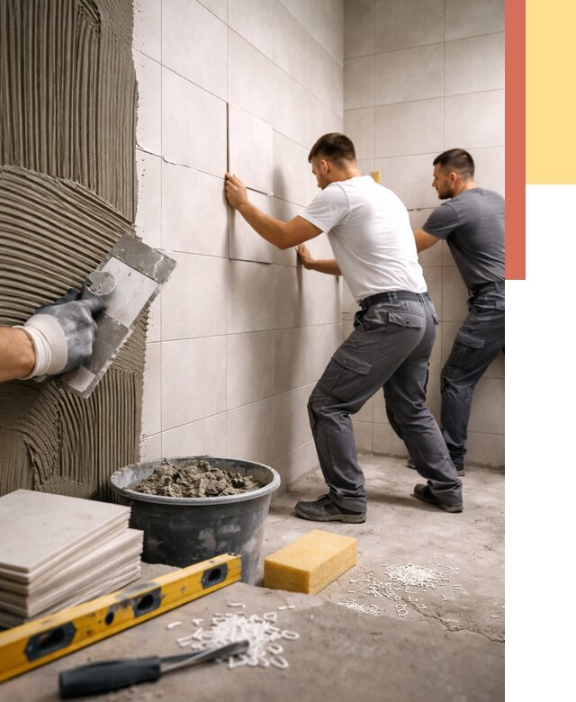 Укладка плитки на стены в Александрове от 910 руб. — качественно и недорого | ОТДЕЛОЧНИК-Лкн