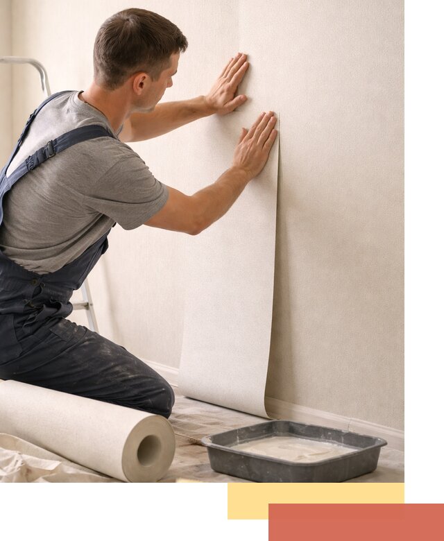 Поклейка флизелиновых обоев в Александрове качественно и быстро