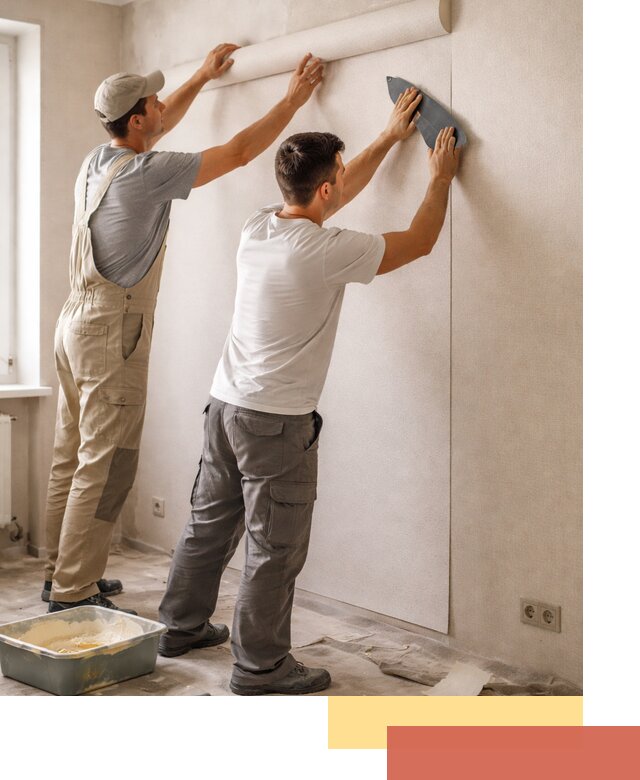 Поклейка виниловых обоев в Александрове профессионально и качественно