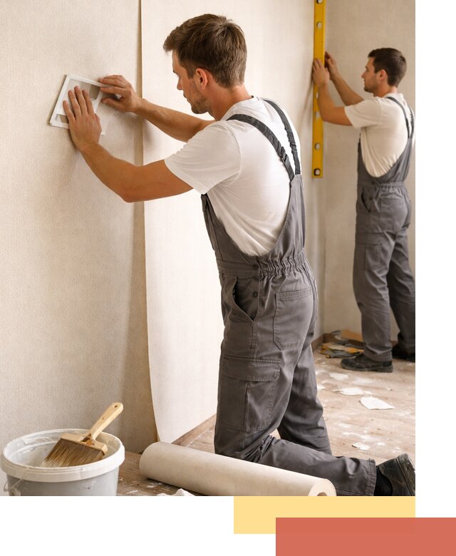 Поклейка бумажных обоев в Александрове качественно и недорого