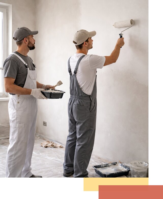 Покраска стен водоэмульсионной краской в Александрове