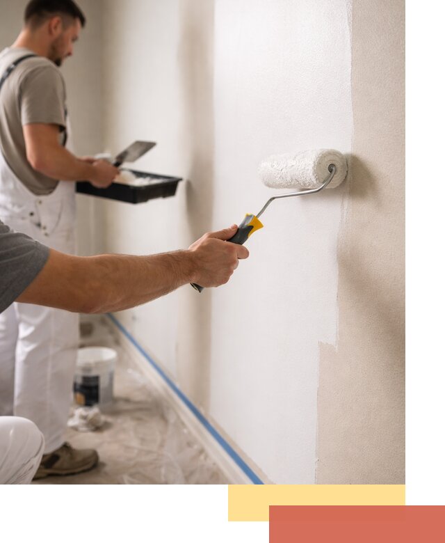 Покраска стен акриловой краской профессионально в Александрове