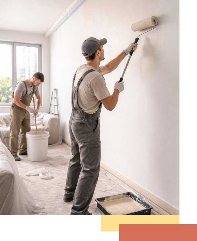 Покраска стен в офисе в Александрове — быстрый и качественный ремонт