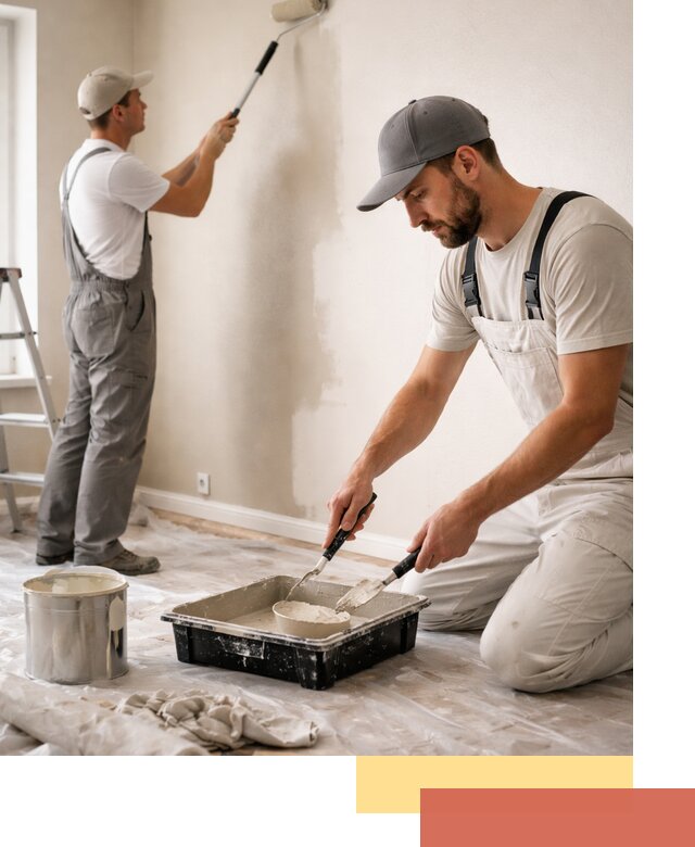 Покраска стен в квартире в Александрове — профессионально и аккуратно