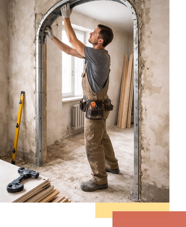 Устройство арочного проема в Александрове под ключ