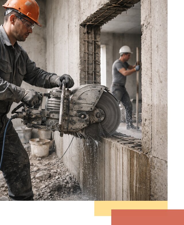 Алмазная резка проемов в Александрове быстро и точно