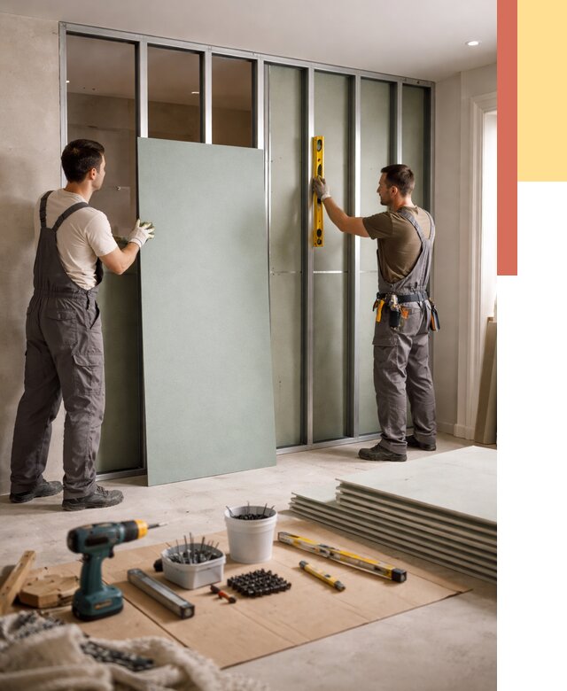 Перегородка из влагостойкого гипсокартона в Александрове от 5141 руб. — монтаж под ключ | ОТДЕЛОЧНИК-Лкн