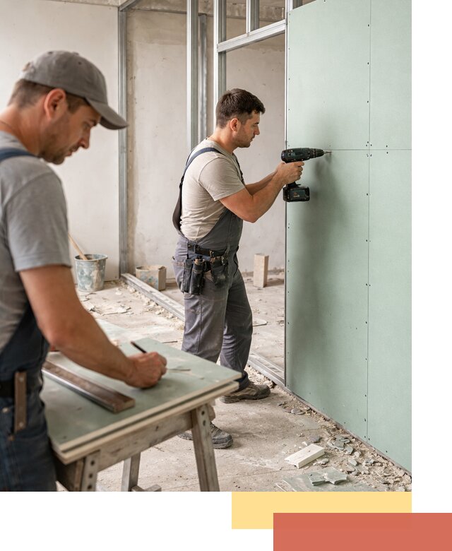 Перегородки из влагостойкого гипсокартона под ключ в Александрове