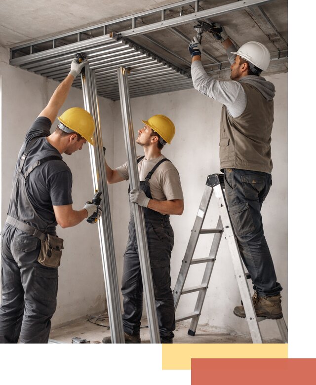 Монтаж реечного потолка под ключ в Александрове