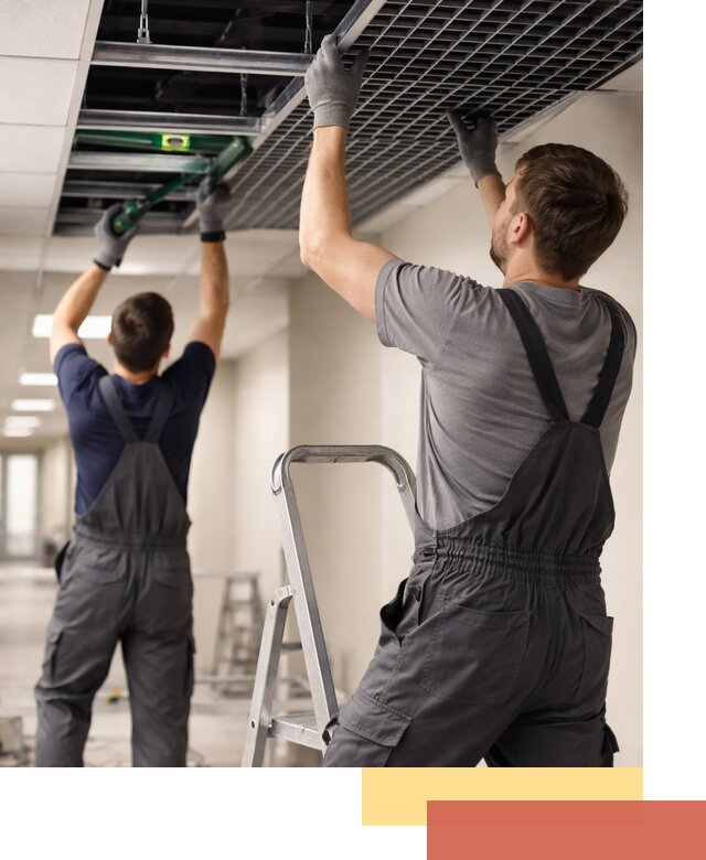 Монтаж потолка Грильято в Александрове: установка под ключ качественно