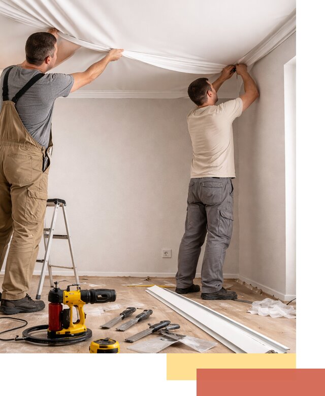 Монтаж ПВХ натяжного потолка в Александрове качественно и быстро