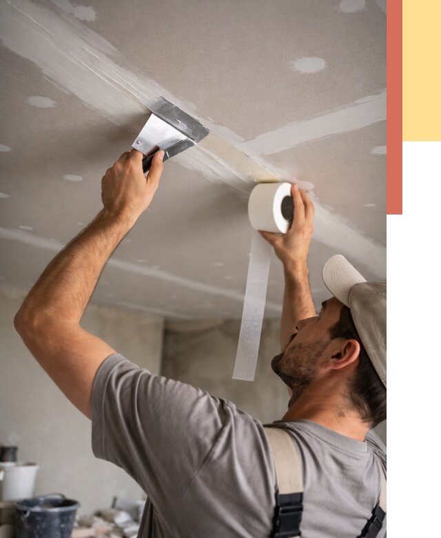 Обработка швов потолка ГКЛ в Александрове от 8033 руб. под ключ | ОТДЕЛОЧНИК-Лкн