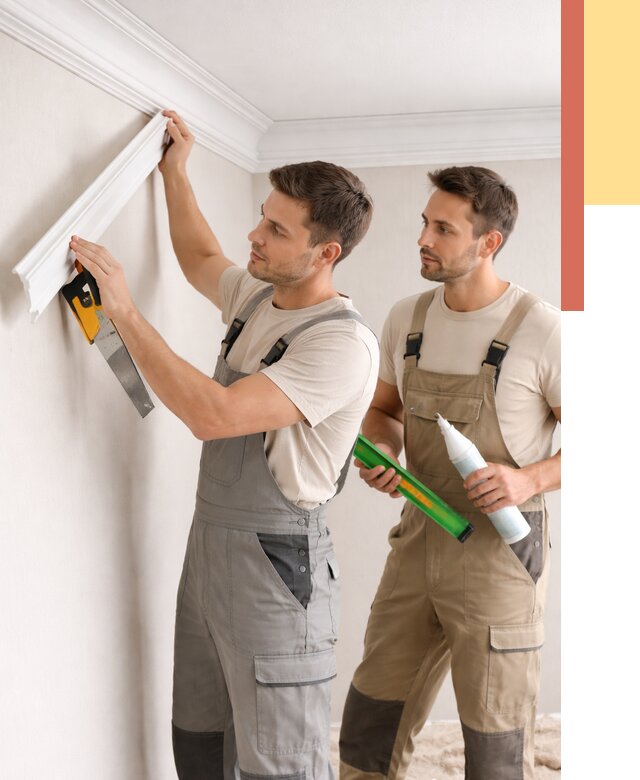 Монтаж потолочного плинтуса в Александрове от 2464 руб. — быстро и недорого | ОТДЕЛОЧНИК-Лкн