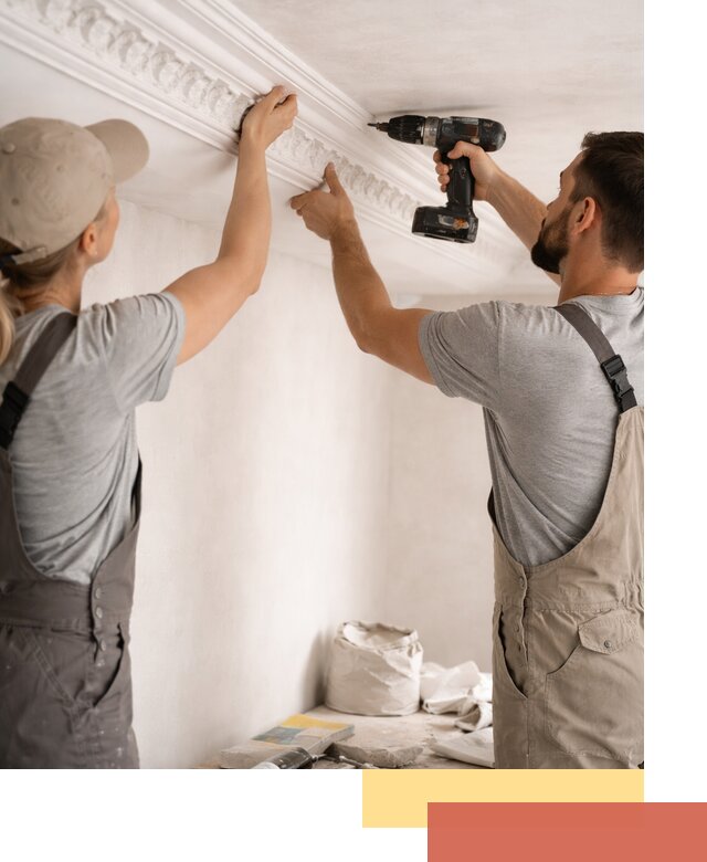 Профессиональный монтаж лепнины на потолок в Александрове