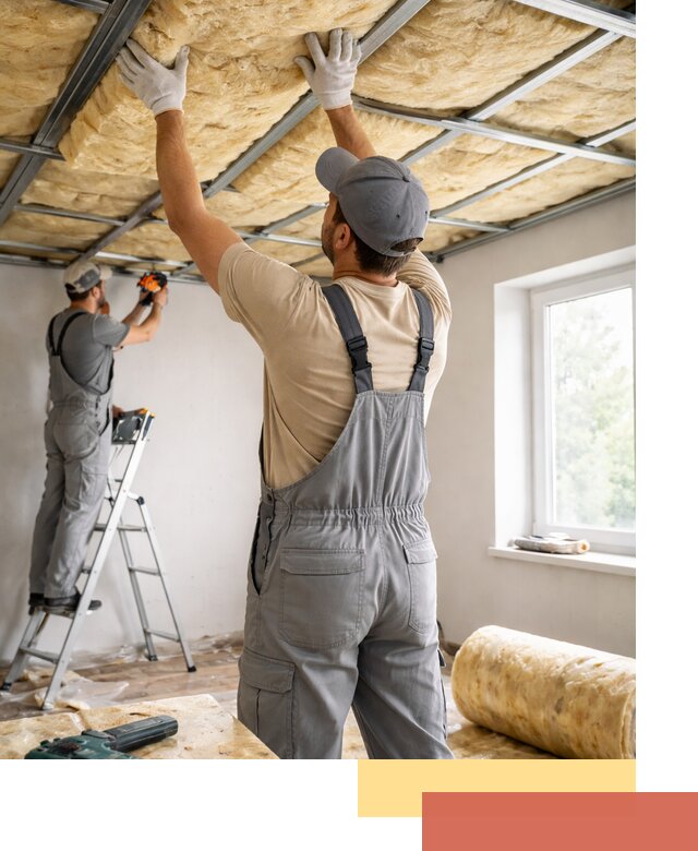 Утепление потолка под ключ в Александрове качественно и быстро