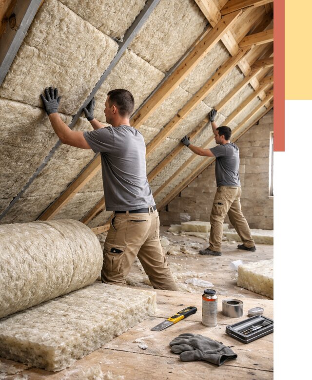 Утепление потолка минватой в Александрове от 1553 руб. — быстро и недорого | ОТДЕЛОЧНИК-Лкн