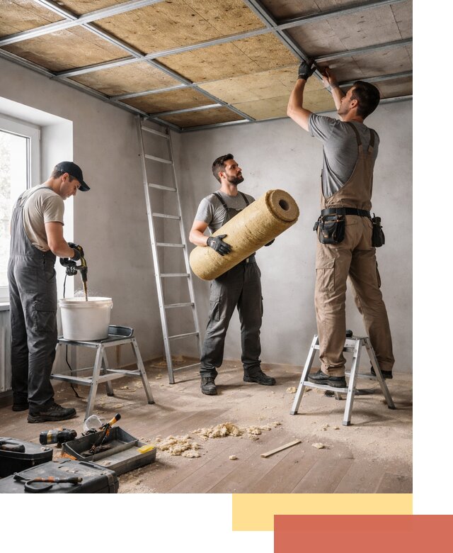 Шумоизоляция потолка в Александрове: профессиональный монтаж и отделка