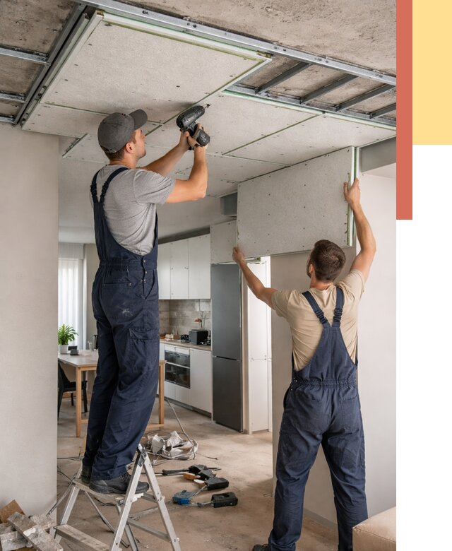 Шумоизоляция потолка панелями зипс в Александрове от 1982 руб. под ключ | ОТДЕЛОЧНИК-Лкн